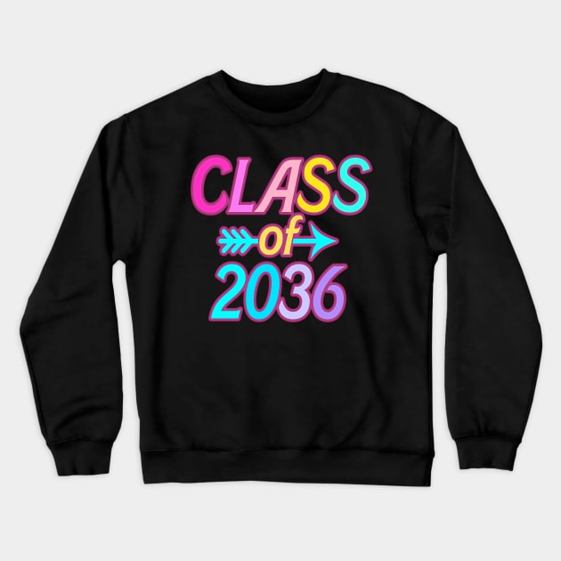 funny kindergarten class of 2036 graduation grow with me freshman Crewneck Sweatshirt by masterpiecesai